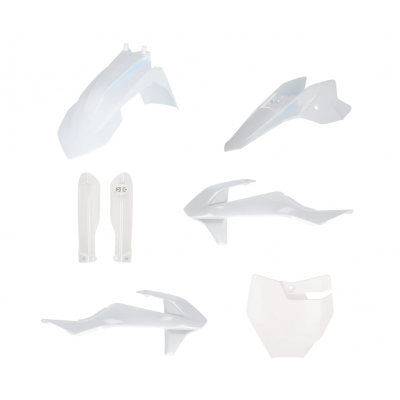 Σετ πλαστικά μοτοσυκλέτας ACERBIS για KTM SX50 16-24; Gas Gas MC50 21-24 White